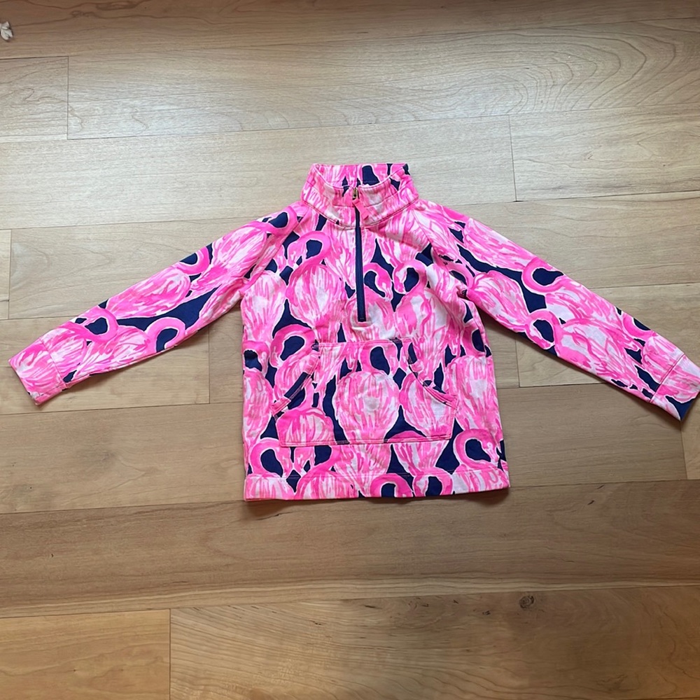 Lilly Pulitzer girl’s half zip sweatshirt